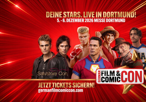 GERMAN FILM & COMIC CON DORTMUND 2026 in der Messe Dortmund GERMAN FILM & COMIC CON DORTMUND 2026 in der Messe Dortmund